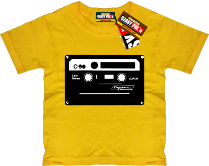 Kaseta magnetofonowa - koszulka dzieciecka