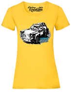 Trabant since 1958 Wakacje - koszulka damska żółta