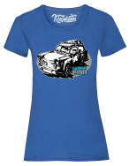 Trabant since 1958 Wakacje - koszulka damska niebieska