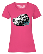 Trabant since 1958 Wakacje - koszulka damska fuksjowa
