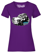 Trabant since 1958 Wakacje - koszulka damska fioletowa