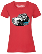 Trabant since 1958 Wakacje - koszulka damska czerwona