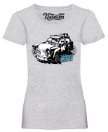 Trabant since 1958 Wakacje - koszulka damska melanżowa