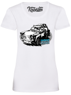 Trabant since 1958 Wakacje - koszulka damska biała