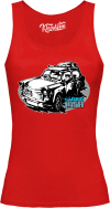 Trabant since 1958 Wakacje - top damski czerwony