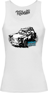 Trabant since 1958 Wakacje - top damski biały