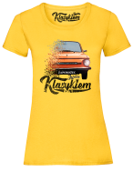 Jeżdżę klasykiem Zaporożec - koszulka damska żółta