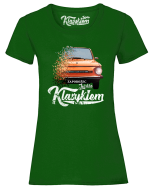 Jeżdżę klasykiem Zaporożec - koszulka damska zielona